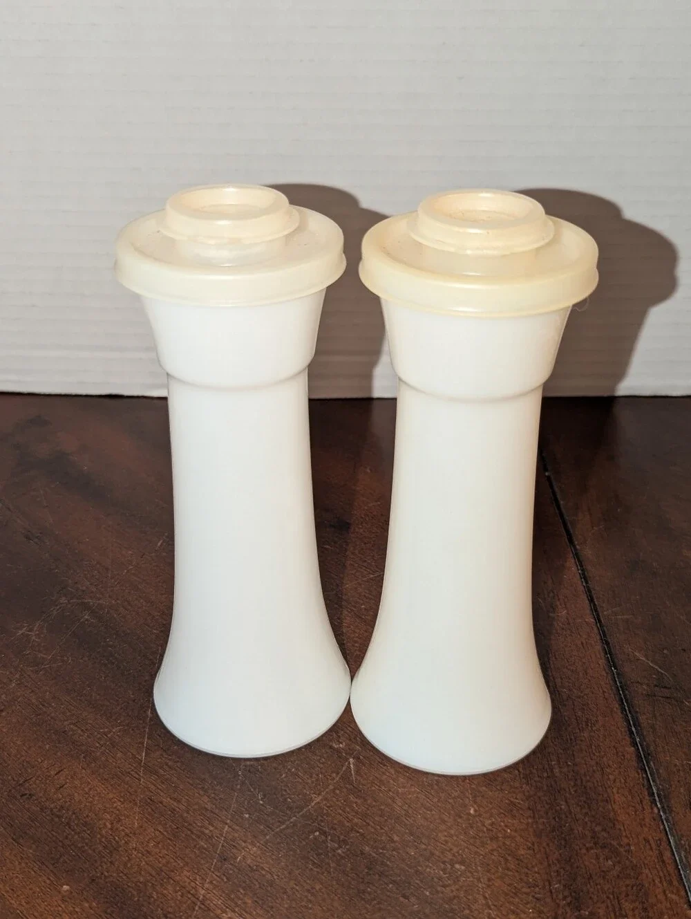 Vintafe Tupperware Salt And Pepper Shakers Large.